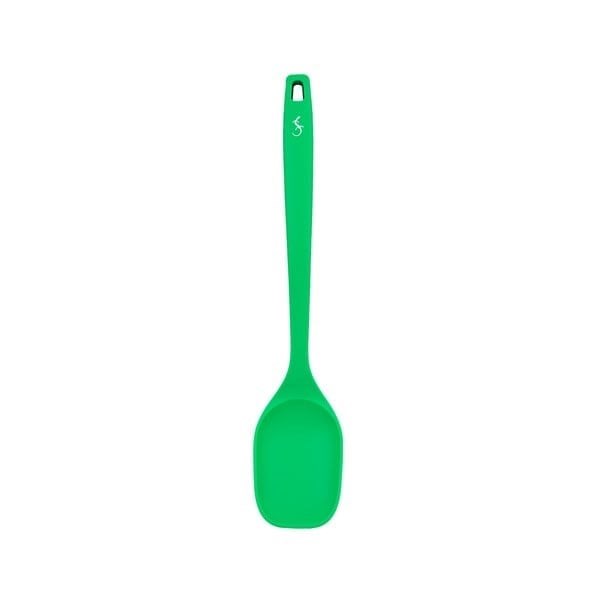 Lurch - Platin Silikon Servis Kaşığı 33,5 cm Yeşil - Yanmaz, Yapışmaz, Bükülmez, Çizmez, Tat ve Koku Bırakmaz - 240094