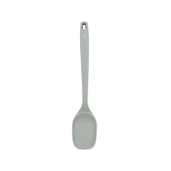 Lurch - Platin Silikon Servis Kaşığı 33,5 cm Açık Gri - Yanmaz, Yapışmaz, Bükülmez, Çizmez, Tat ve Koku Bırakmaz - 240014