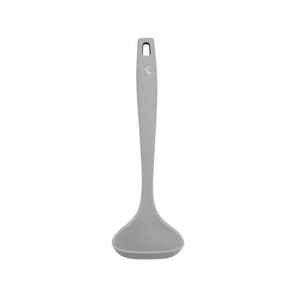 Lurch - Platin Silikon Sos Kepçesi 28 cm Açık Gri - Yanmaz, Yapışmaz, Bükülmez, Çizmez, Tat ve Koku Bırakmaz - 240015