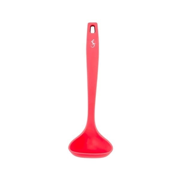 Lurch - Platin Silikon Sos Kepçesi 28 cm Somon - Yanmaz, Yapışmaz, Bükülmez, Çizmez, Tat ve Koku Bırakmaz - 240075