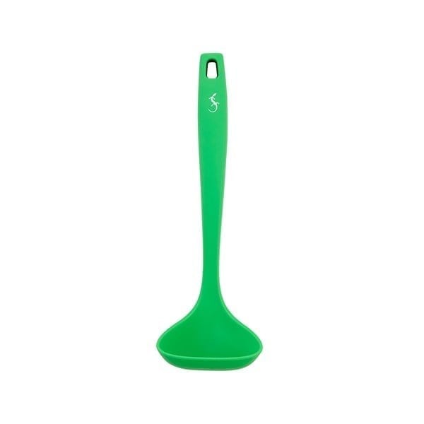 Lurch - Platin Silikon Sos Kepçesi 28 cm - Yeşil - Yanmaz, Yapışmaz, Bükülmez, Çizmez, Tat ve Koku Bırakmaz - 240095
