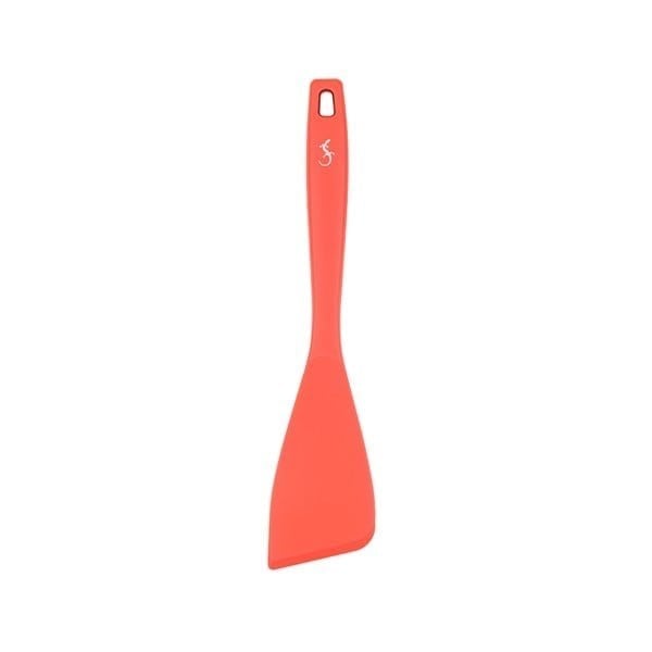 Lurch - Platin Silikon Spatula 28 cm Somon - Yanmaz, Yapışmaz, Bükülmez, Çizmez, Tat ve Koku Bırakmaz - 240064