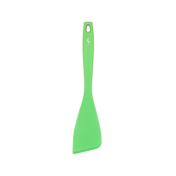 Lurch - Platin Silikon Spatula 28 cm Yeşil - Yanmaz, Yapışmaz, Bükülmez, Çizmez, Tat ve Koku Bırakmaz - 240084