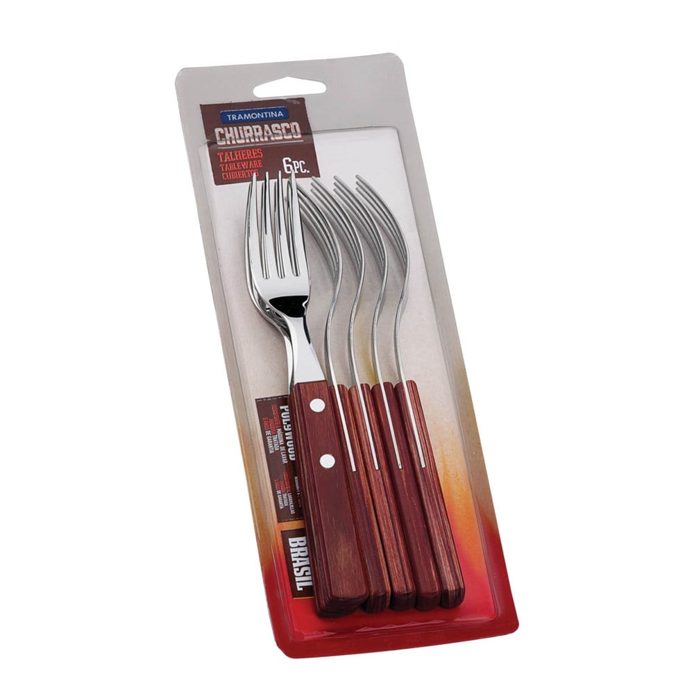 Tramontina Churrasco 21198/716 Biftek-steak Çatalı (6lı Blister)