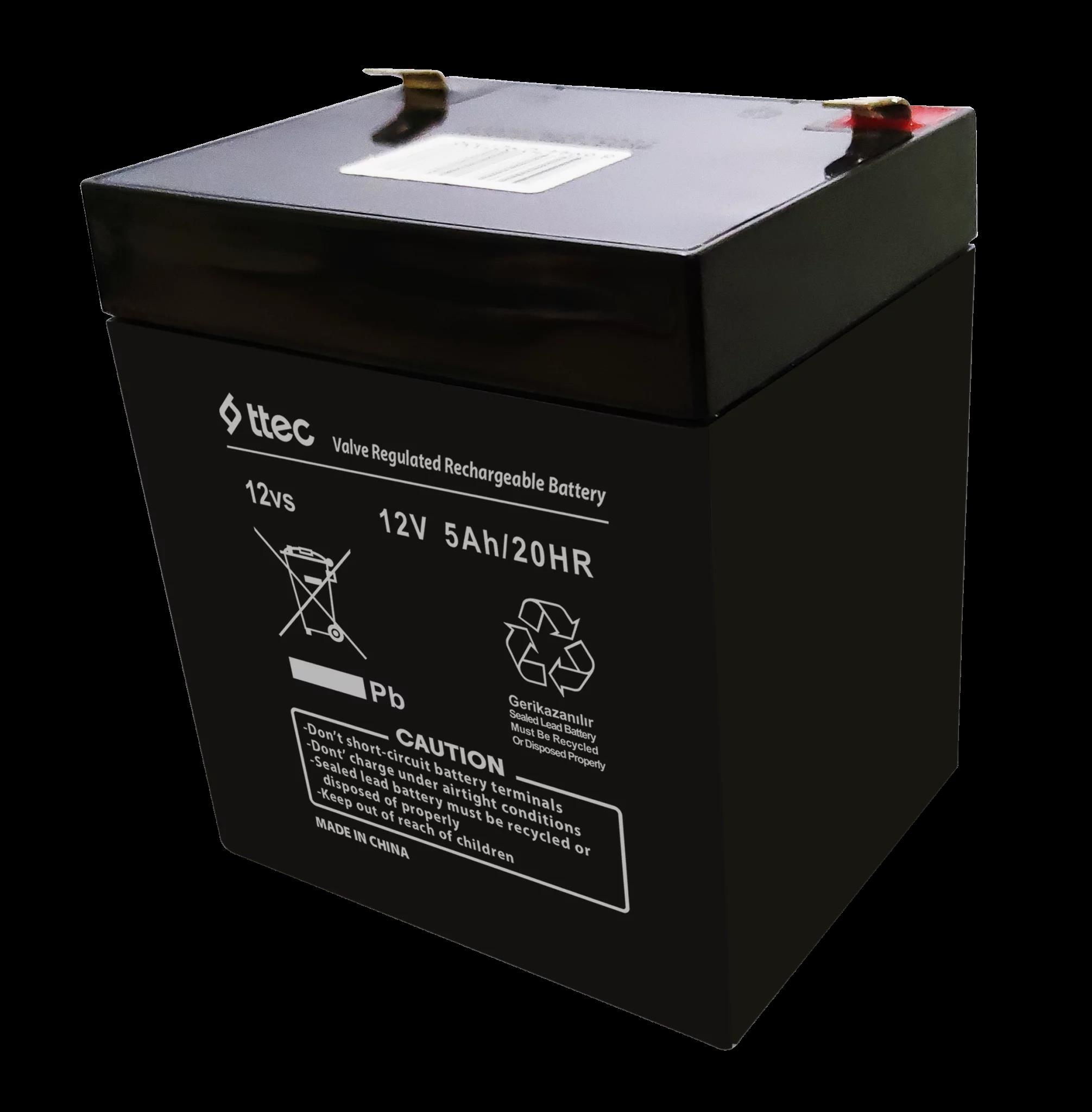 TTEC 12V 5AH BAKIMSIZ KURU AKÜ