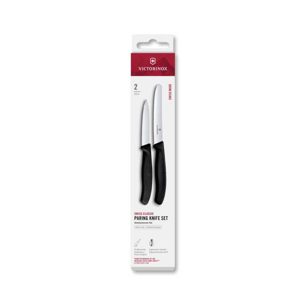 Victorinox 6.7113.2 Swiss Classic 2li Bıçak Set, Siyah