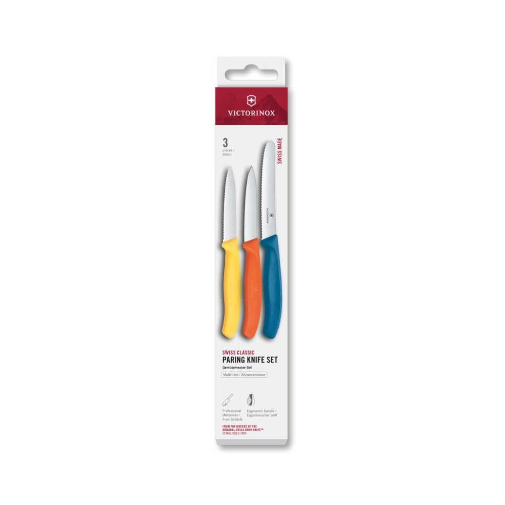 Victorinox 6.7116.32C1 Swiss Classic 3lü Bıçak Set, Renkli