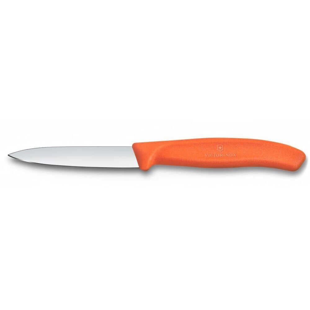 Victorinox 6.7609.C1 Swiss Classic 8cm Düz Soyma Bıçağı, Turuncu