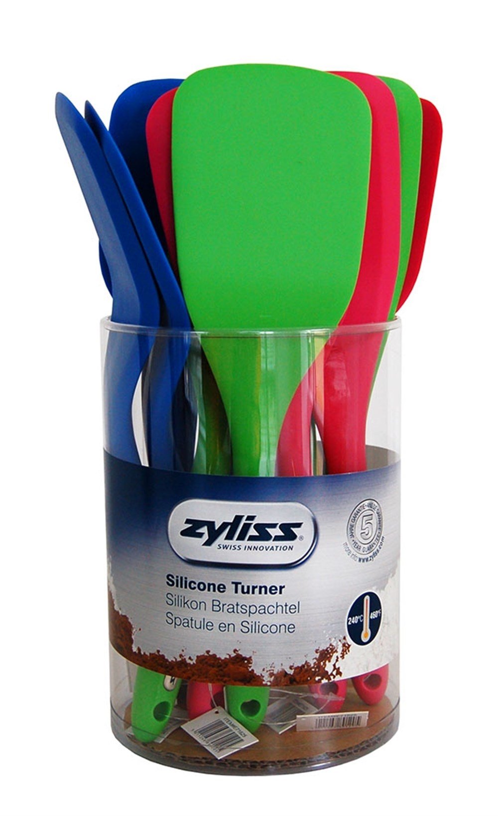 Zyliss E71625 Silikon Kıvrık Spatula (stand 12 Adet)