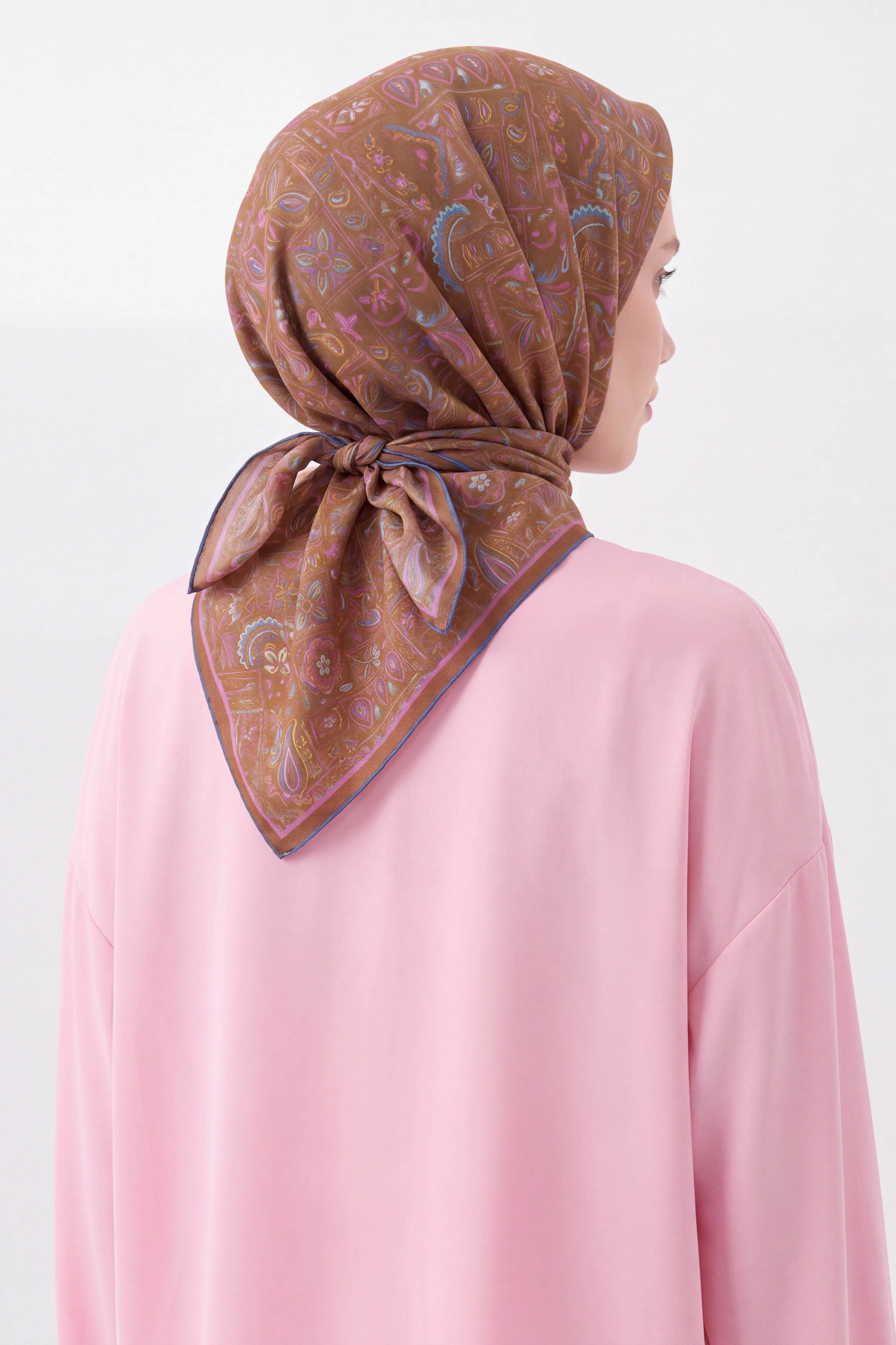 Soft Eşarp Etnik Taba