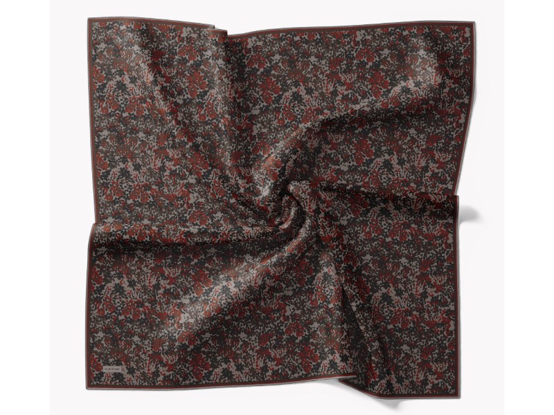Soft Eşarp Autumn Bloom Koyu Yeşil