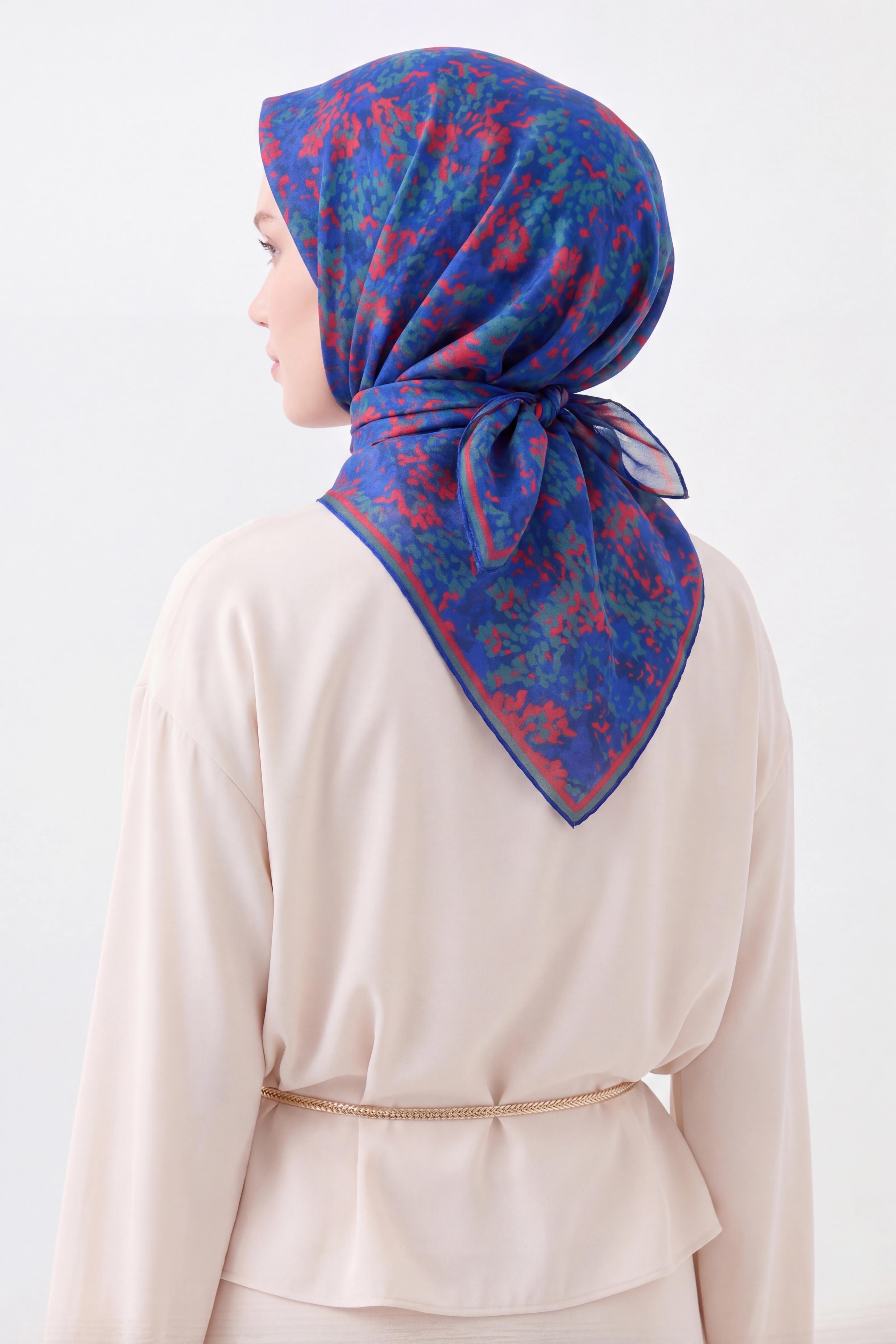 Soft Eşarp Autumn Bloom Morcivert