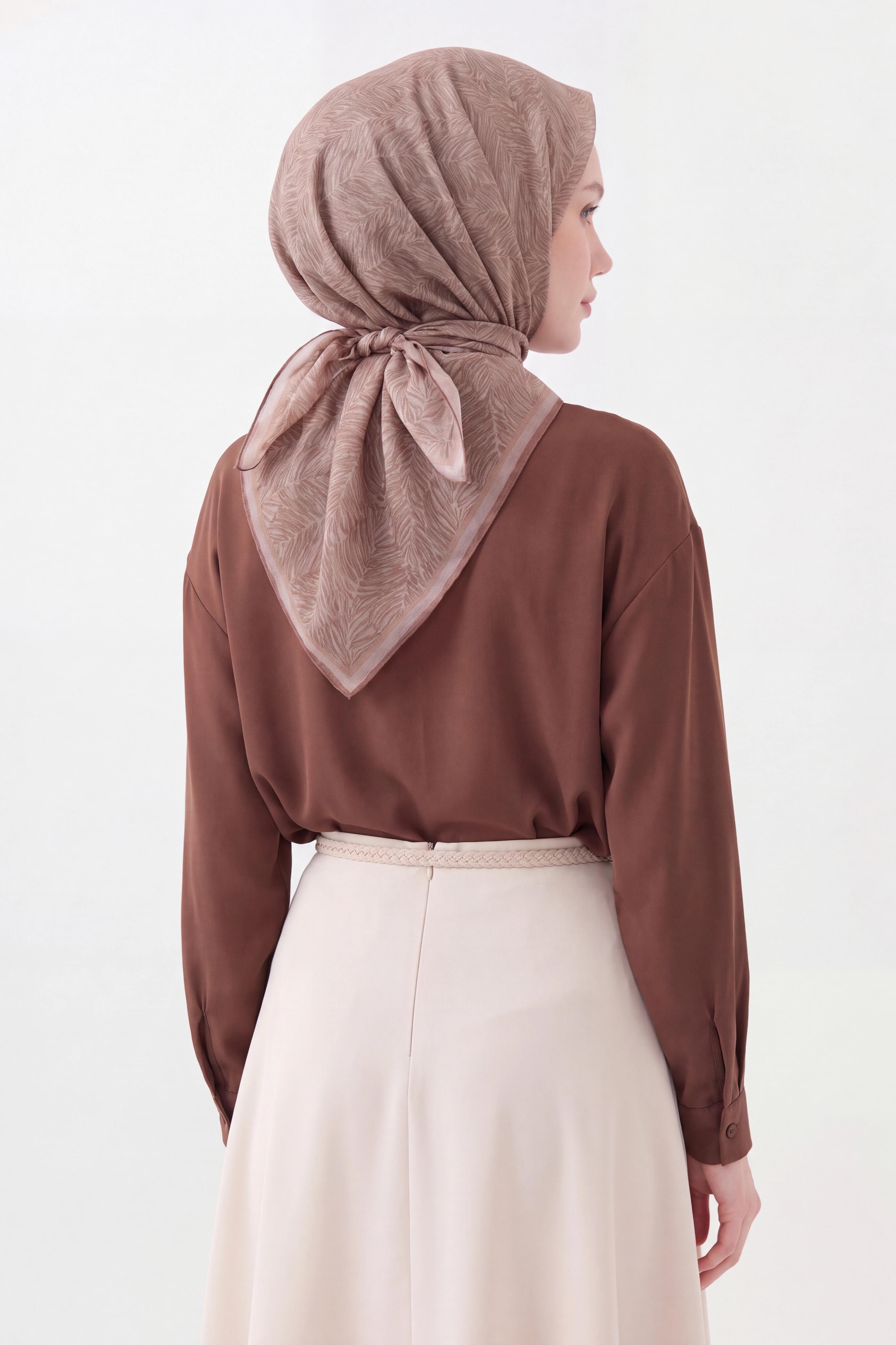 Soft Eşarp Petra Sütlü Kahve