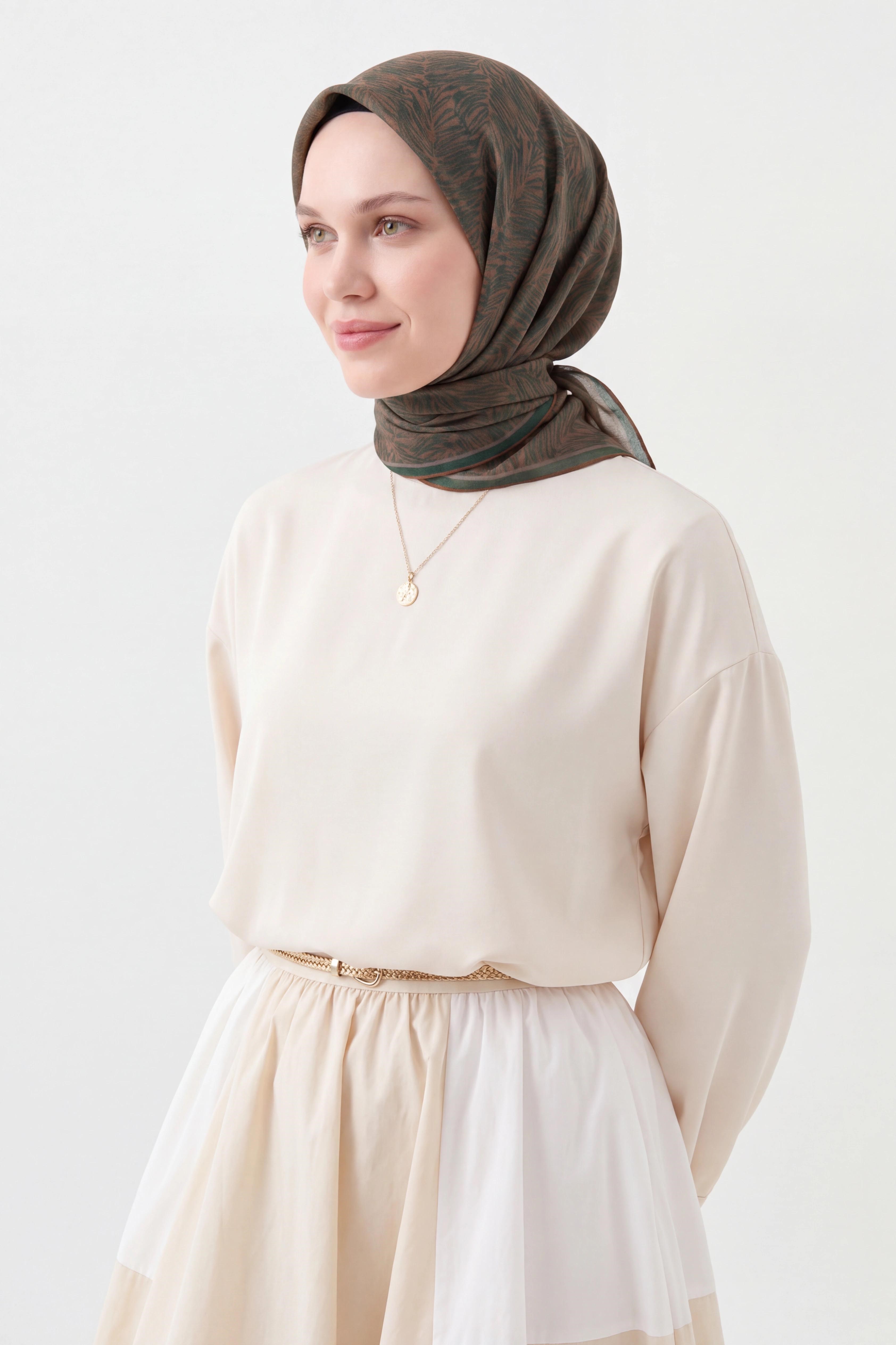 Soft Eşarp Petra Yeşil