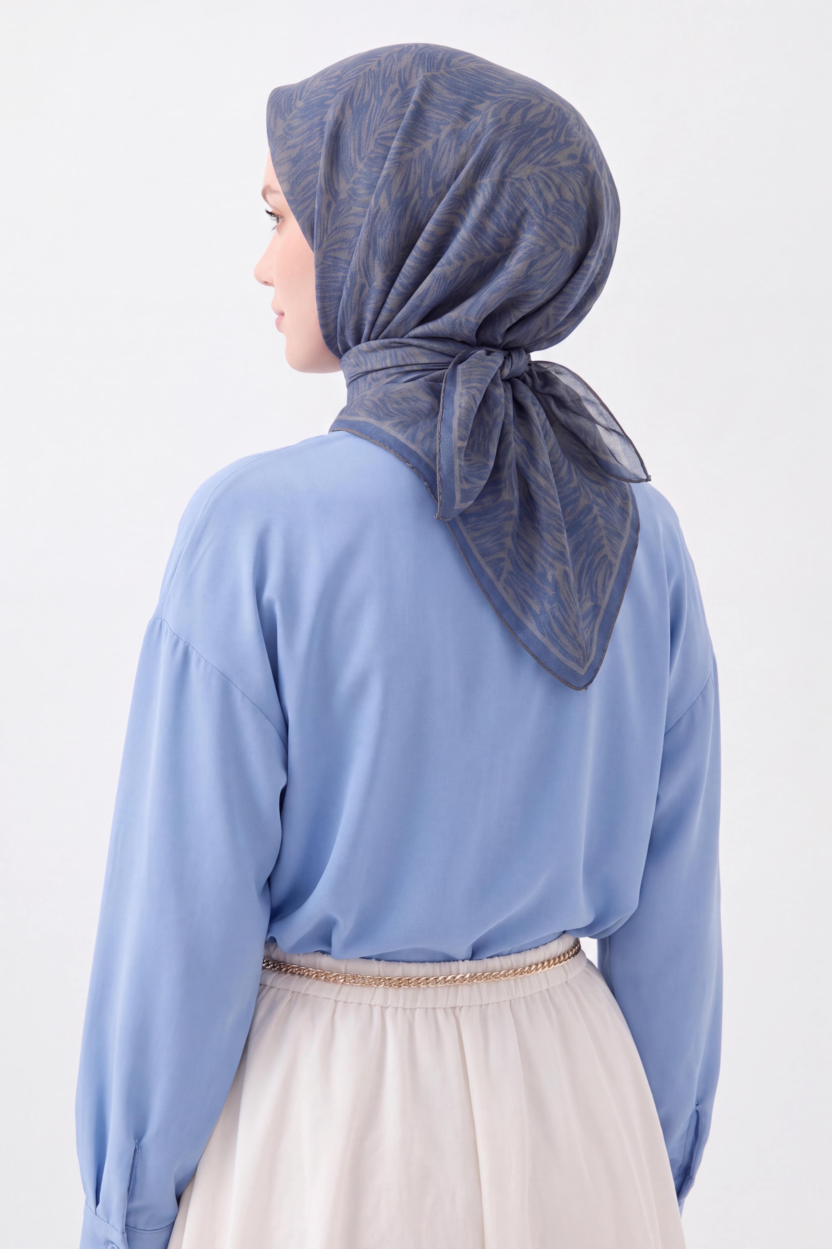 Soft Eşarp Petra Lacivert