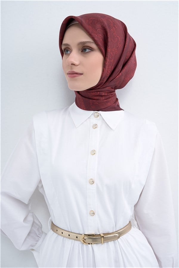 Armine  Saf İpek Sura Eşarp 9537D 50