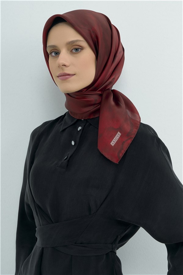 Armine  Saf İpek Twill Eşarp 9501D 50