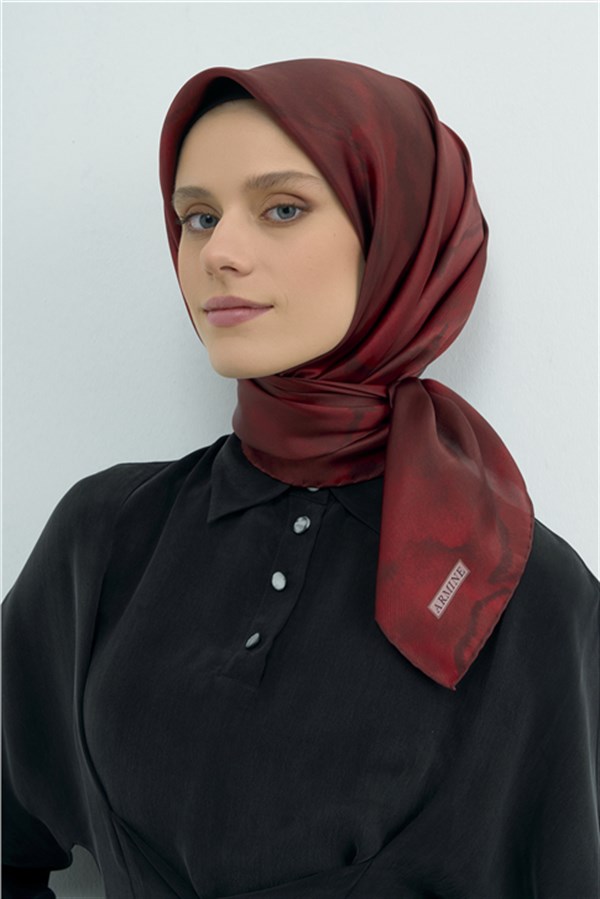 Armine  Saf İpek Twill Eşarp 9501D 50