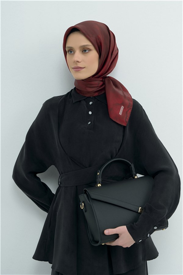 Armine  Saf İpek Twill Eşarp 9501D 50