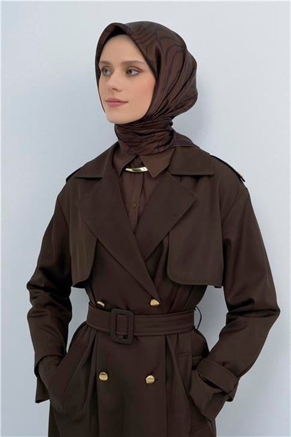 Armine  Saf İpek Twill Eşarp 9511D 80