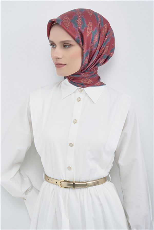 Armine  Saf İpek Twill Eşarp 9522D 85