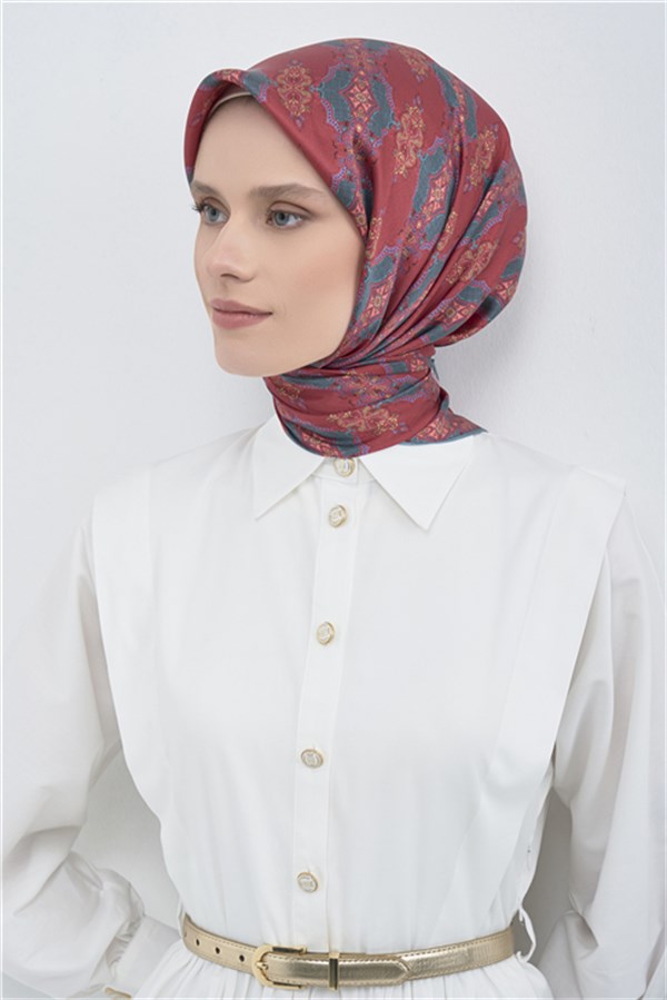 Armine  Saf İpek Twill Eşarp 9522D 85