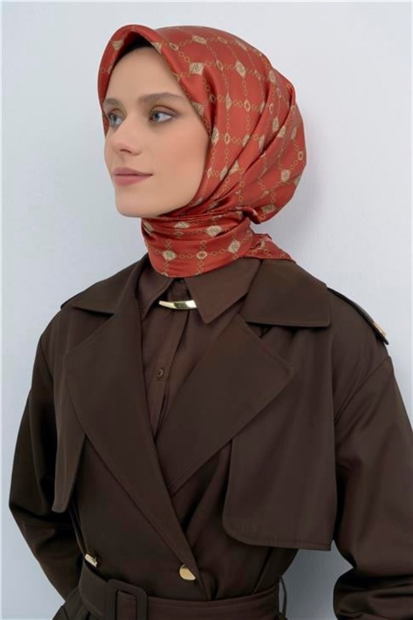 Armine  Saf İpek Twill Eşarp 9530D 84