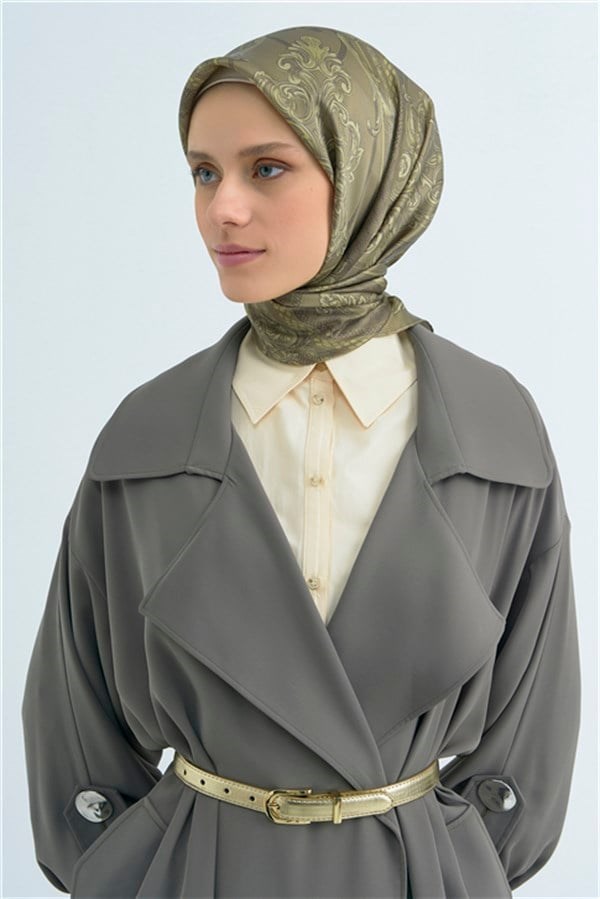 Armine  Saf İpek Twill Eşarp 9537D 52