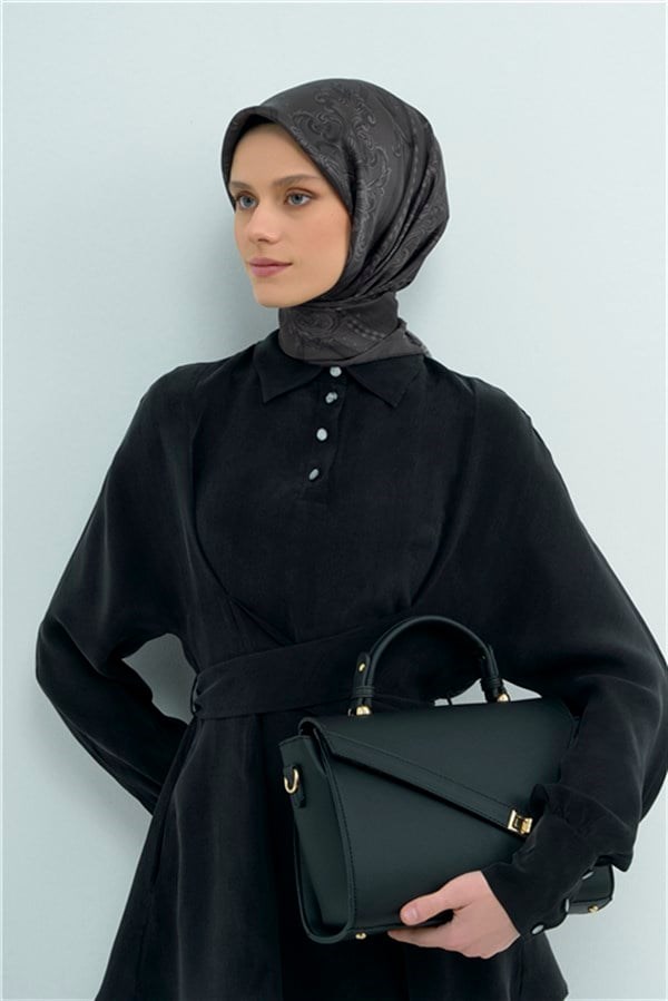 Armine  Saf İpek Twill Eşarp 9537D 80