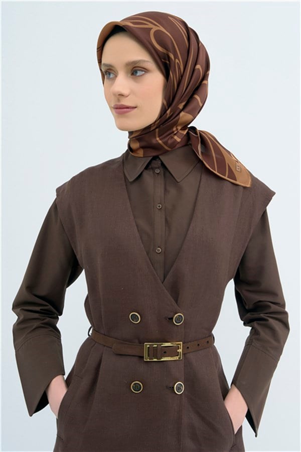 Armine  Saf İpek Twill Eşarp 9553D 03