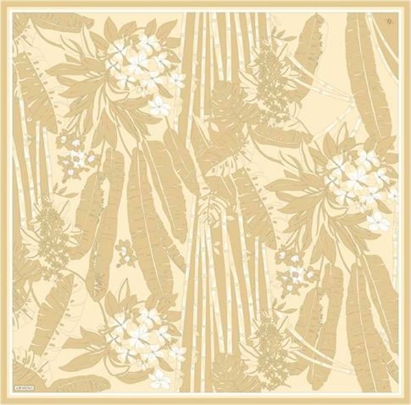 Armine Çiçek Desenli Saf İpek Sura Eşarp 9302D 08
