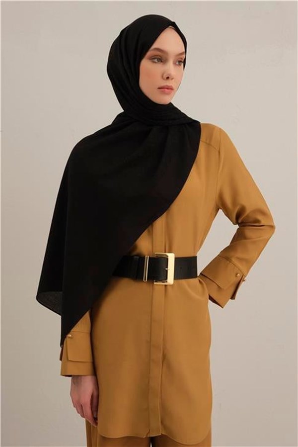 Armine Damla Desen Bambu Cotton Şal 01
