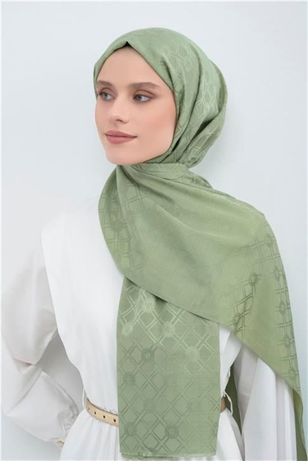 Armine Damla Desen Bambu Cotton Şal 48
