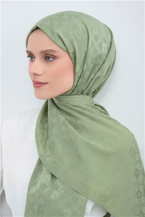 Armine Damla Desen Bambu Cotton Şal 48