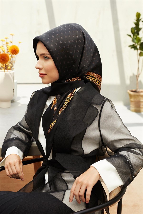 Armine Nostalji Serisi Sura İpek Eşarp 8242D-09