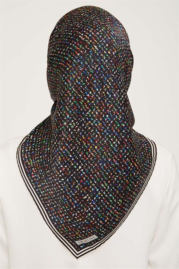 Armine Nostalji Serisi Twill İpek Eşarp 9013D-09