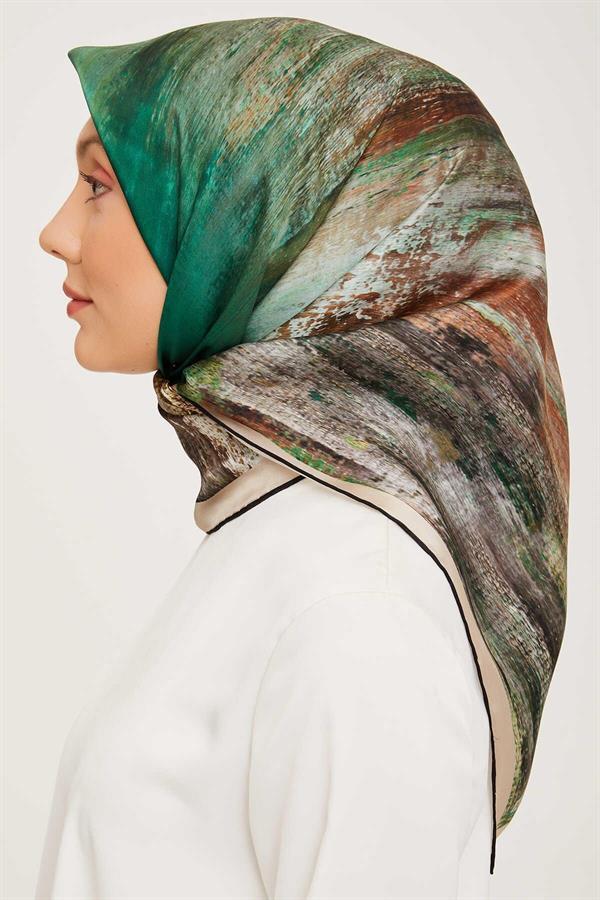 Armine Nostalji Serisi Twill İpek Eşarp 9012-02NT