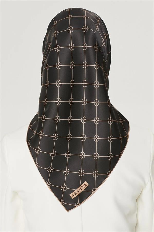 Armine Nostalji Serisi Twill İpek Eşarp 8555D-11