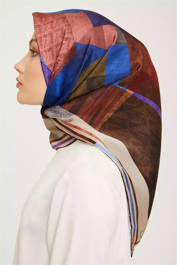 Armine Nostalji Serisi Twill İpek Eşarp 9002-51NT