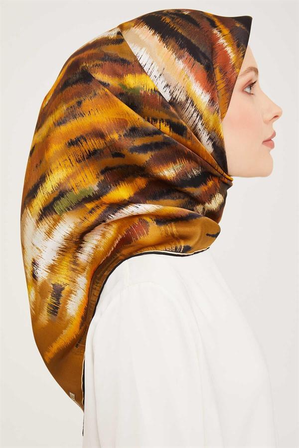 Armine Nostalji Serisi Twill İpek Eşarp 9049-38NT