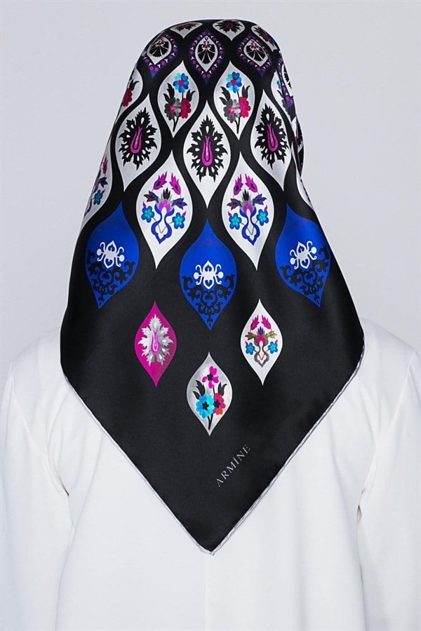 Armine Nostalji Twill İpek Eşarp 7901-22