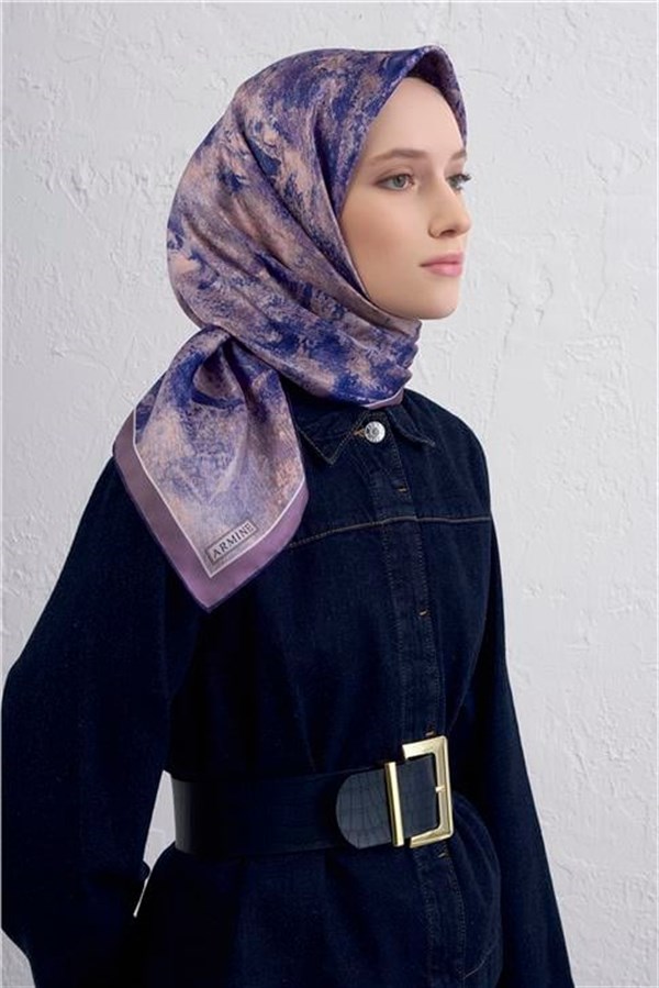 Armine Saf İpek Sura Eşarp 9433D 37