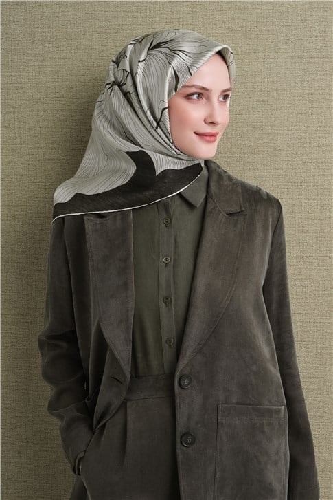 Armine Saf İpek Sura Eşarp 9639D 06