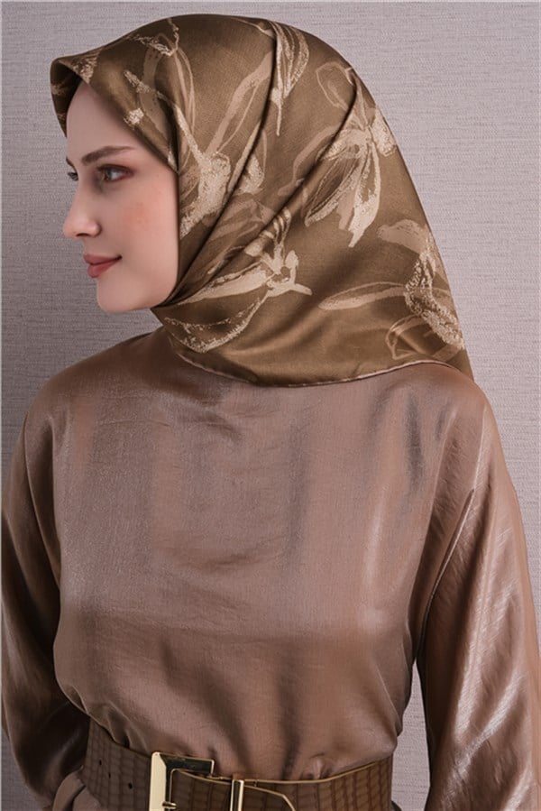 Armine Saf İpek Twill Eşarp 9600D 82