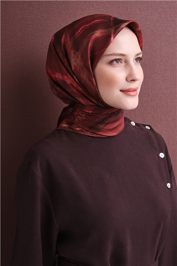 Armine Saf İpek Twill Eşarp 9602D 81
