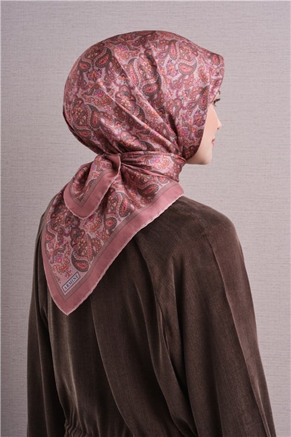 Armine Saf İpek Twill Eşarp 9609D 51