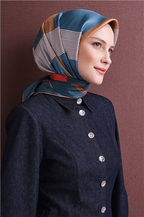 Armine Saf İpek Twill Eşarp 9610D 51