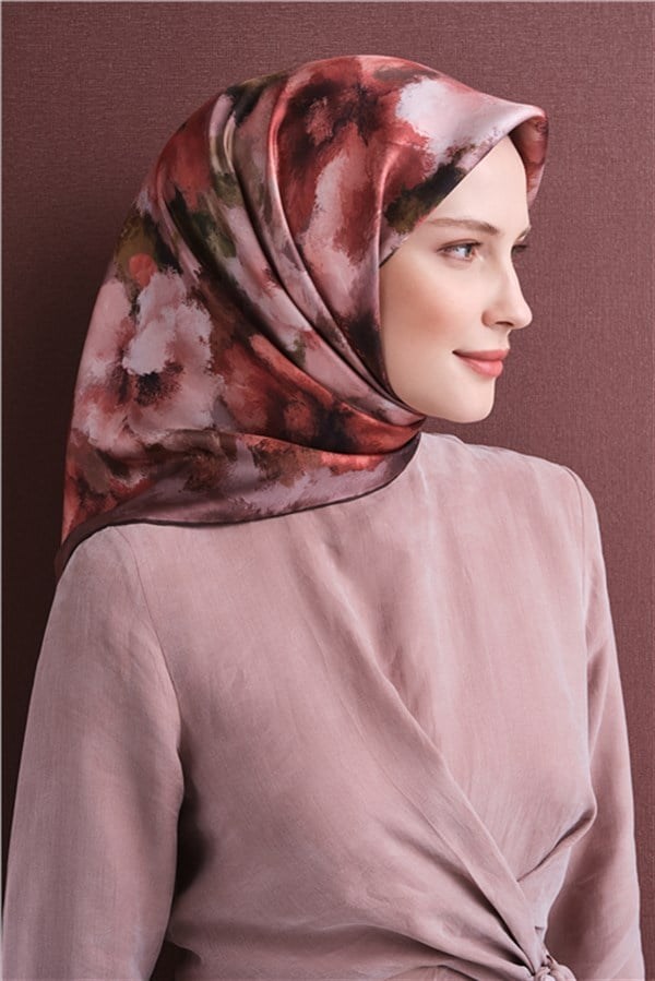 Armine Saf İpek Twill Eşarp 9613D 33