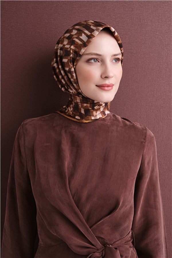 Armine Saf İpek Twill Eşarp 9623D 33