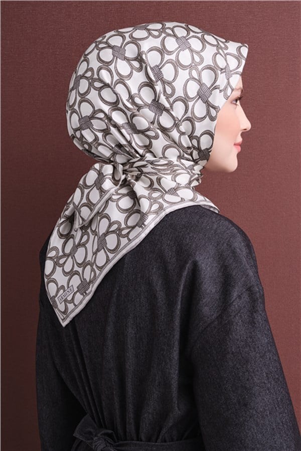 Armine Saf İpek Twill Eşarp 9638D 87